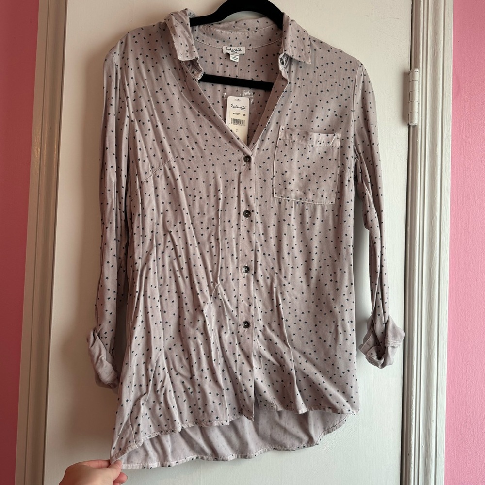 Splendid Star Print Blouse